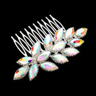Marquise Stone Cluster Vine Hair Comb | Bridal Crystal Hair Accessory | Wedding Hairpiece for Bride