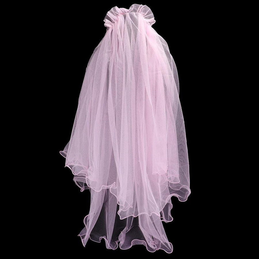 Bridal Short Wedding Veil in Soft Tulle with Hair Comb | Elegant Veil for Bride