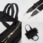 Rhinestone Studded Mini Tote Bag | Sparkly Glam Crossbody Purse for Women