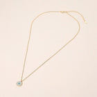 CZ Pave Evil Eye Pendant Necklace | Dainty Protection Charm Jewelry | Trendy Boho Layering Necklace