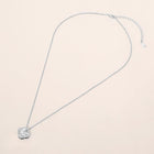 CZ Quatrefoil Pendant Necklace | Dainty Crystal Statement Jewelry for Women | Elegant Minimalist Everyday Necklace