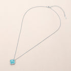 CZ Quatrefoil Pendant Necklace | Dainty Crystal Statement Jewelry for Women | Elegant Minimalist Everyday Necklace