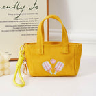 Mini Canvas Tote Bag Keychain Bag Charm | Purse Accessory | Trendy Handbag Keyring