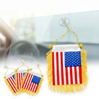 12 PCS American Flag Mini Banners | Patriotic Window Decorations, Fourth of July Party Decor