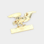 Enamel American USA Flag Eagle Pin Brooch - Patriotic Lapel Brooches - Military Eagle Gift
