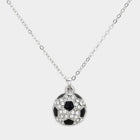 Crystal Soccer Pendant Necklace and Earrings | Sparkly Soccer Jewelry for Women & Girls