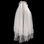 Bridal Short Wedding Veil in Soft Tulle with Hair Comb | Elegant Veil for Bride