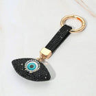 Bling Studded Evil Eye Bag Charm Keychain | Sparkly Keychain | Purse Handbag Accessory