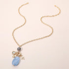 Marbled Resin Stone Evil Eye Heart Star Charm Pendant Necklace | Boho Celestial Protection Jewelry