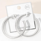 Gold Dipped Open Hoop Earrings - Dainty Minimalist Hoops - Delicate Everyday Earrings