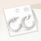 Gold Dipped Open Hoop Earrings - Dainty Minimalist Hoops - Delicate Everyday Earrings