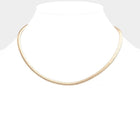 Omega Chain Necklace - Statement Layering Chunky Collar Necklace - Minimalist thick Chains