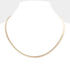 Omega Chain Necklace - Statement Layering Chunky Collar Necklace - Minimalist thick Chains