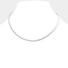 Omega Chain Necklace - Statement Layering Chunky Collar Necklace - Minimalist thick Chains