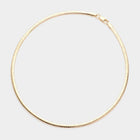 Omega Chain Necklace - Statement Layering Chunky Collar Necklace - Minimalist thick Chains