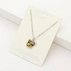 USA State Map Abalone Pendant Necklace - Home State Jewelry - Moving Away Farewell Personalized Gift
