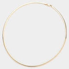 Omega Chain Necklace - Statement Layering Chunky Collar Necklace - Minimalist thick Chains
